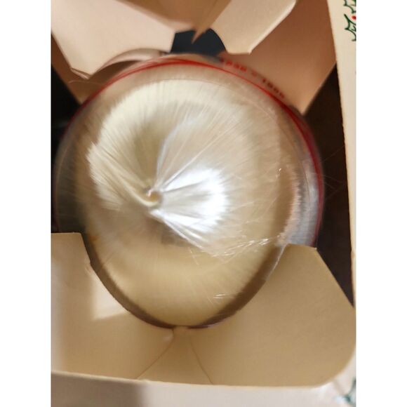 Vintage Texas Christmas Ornament Collectible 1986 Satin Ball OFFICIAL in Box - Picture 3 of 8